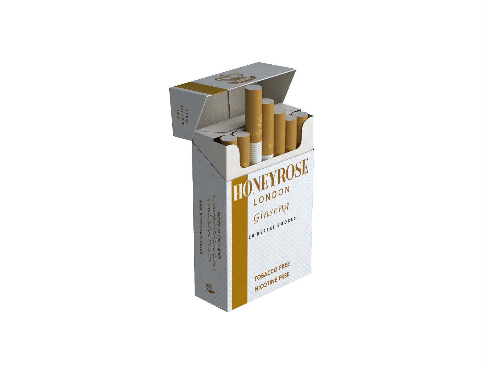 ginseng herbal cigarettes Honeyrose Herbal cigarettes | Stock Image