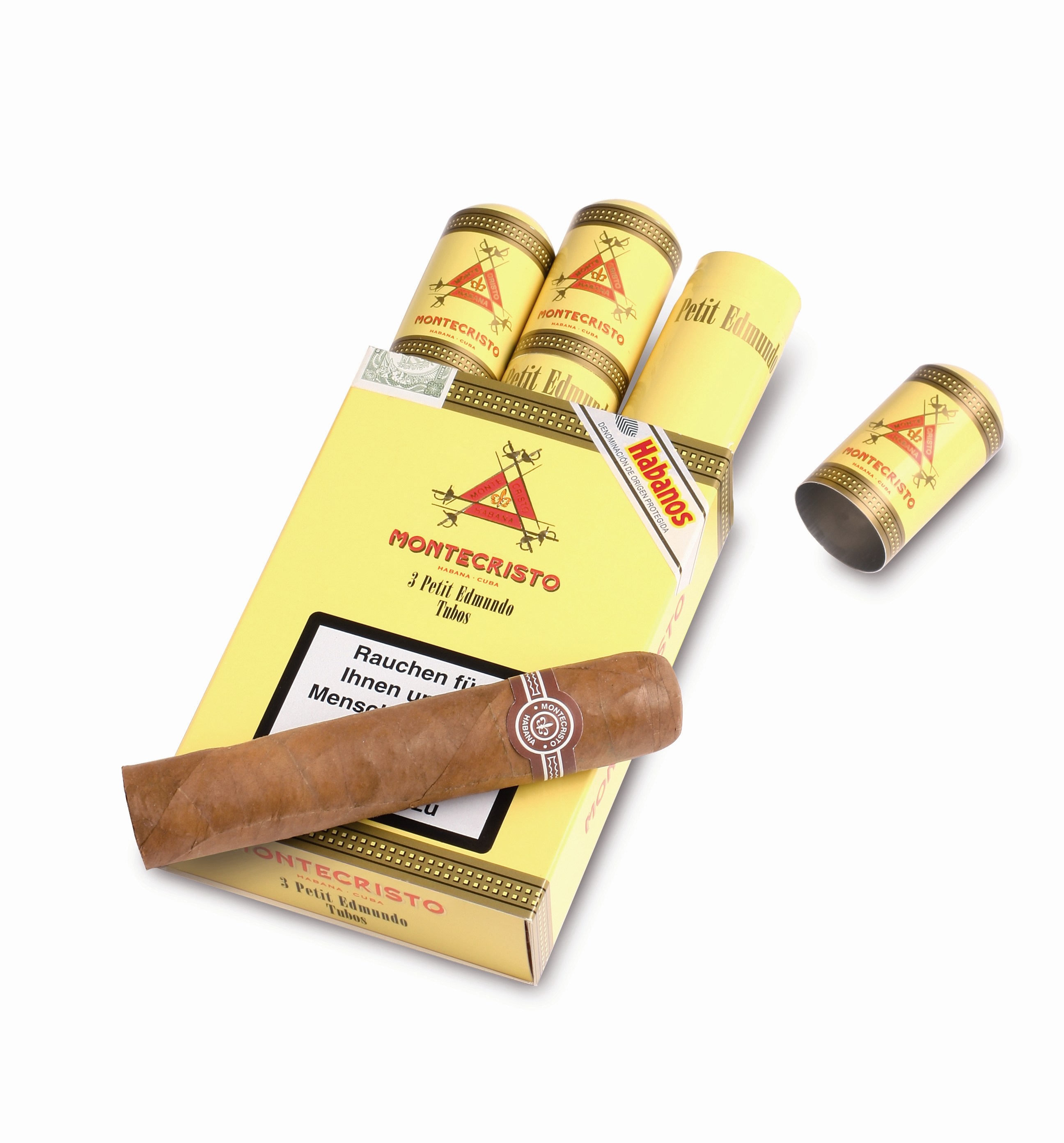 Montecristo Petit Edmundo Tubos Pack