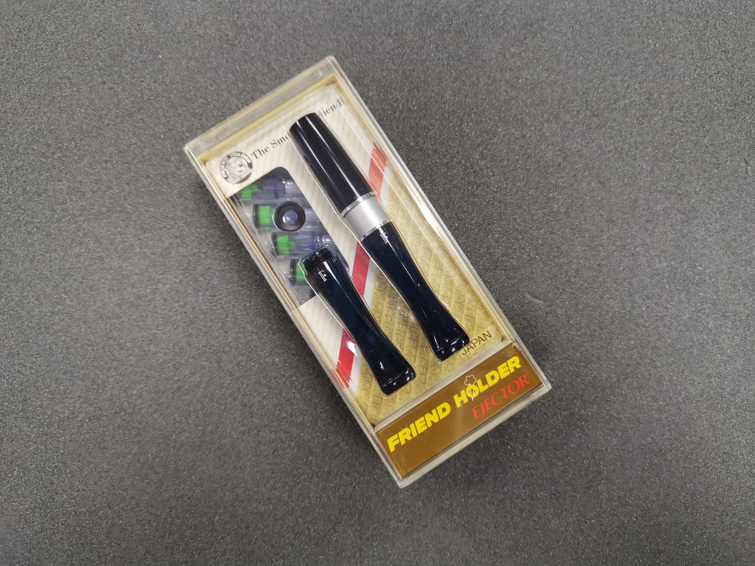 ejector cigarette holder Denicotea Lady Series with Filter Slot & 10 Free Filters - Red - Pack of 4 - Add Style & Sophistication - Avoid Stained Fingers & Lips - German Engineering Denicotea - Filtered Cigarette Holder